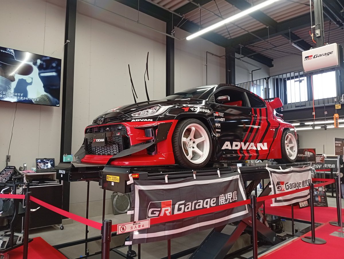 kepi0813's tweet photo. 本日はなななんと！！GR Garage鹿児島店様の愛車撮影会に当選したので、行ってきました！！

ロゴ前で撮影する愛車はかっこよかった……

GRカローラ(6MT)の試乗もさせていただきました！

本当にありがとうございました🙇🏻‍♀️ https://t.co/11fm3LsOoU