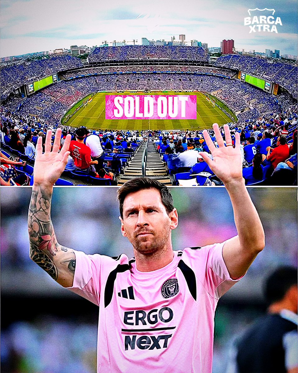 Barcaxtr's tweet photo. 🚨 BREAKING: Over 62,000 tickets have already been sold for D.C. United vs. Inter Miami CF at M&T Bank Stadium in Baltimore!

The venue, home to the NFL’s Baltimore Ravens, has a capacity of approximately 71,000 for soccer configurations. Club officials and reports indicate strong optimism for a near- or full sellout ahead of Saturday’s kickoff (March 7, 2026, 4:30 PM ET).

The massive demand is driven by one name: Lionel Messi 🇦🇷🐐. His presence continues to transform matches into global spectacles stadiums fill rapidly, ticket prices surge, viewership skyrockets worldwide, and every game becomes a major event.

This is the enduring Messi Effect in action: wherever he plays, football’s atmosphere elevates, proving his legacy as one of the greatest of all time. The “GOAT” factor remains unmatched, turning an MLS regular-season clash into a must-see occasion.