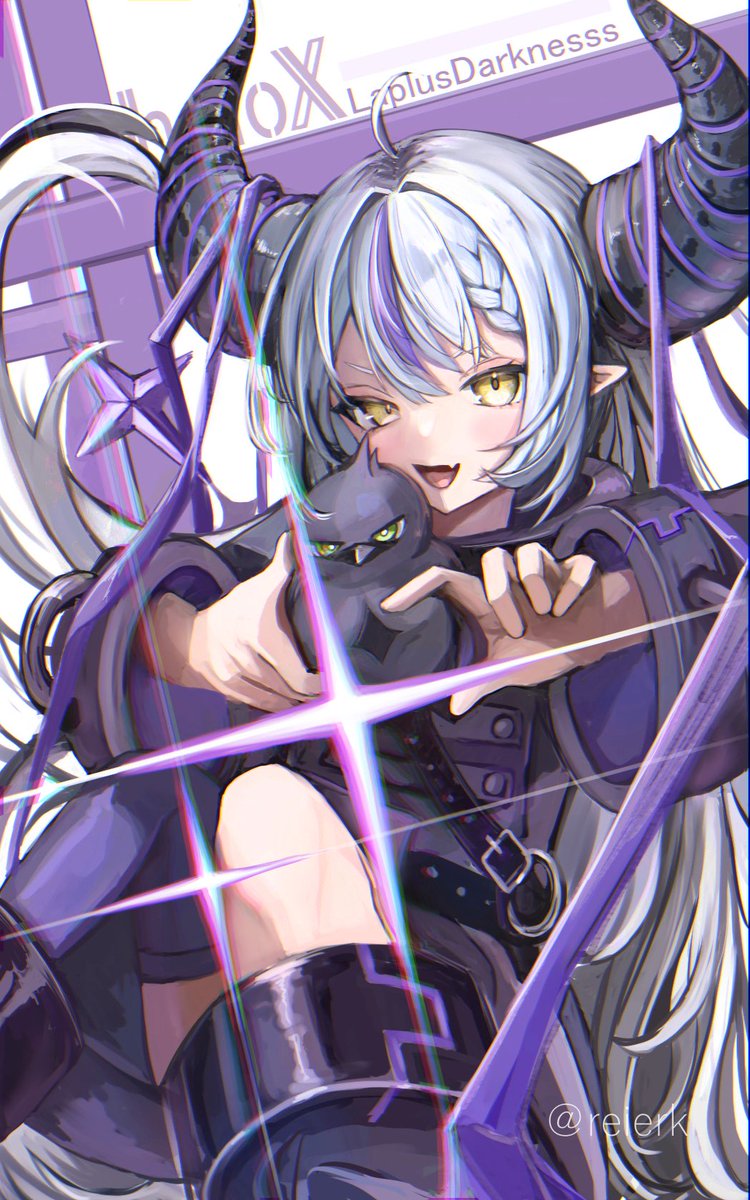 reierk's tweet photo. 『かつもくせよ！』

 #laplus_artdesu https://t.co/9dEbJK4xbi