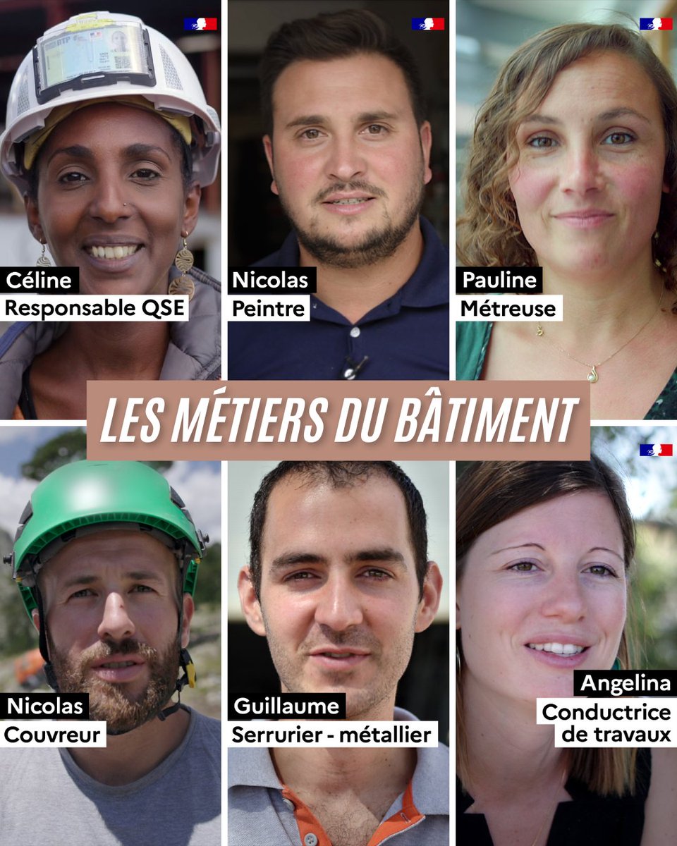 FFBatiment's tweet photo. 🏗️ Le #bâtiment, c’est + de 35 métiers, des parcours variés et des #SavoirFaire uniques.
🎥 En partenariat avec l’@Onisep, découvrez en vidéo sur la chaîne YouTube de la FFB des portraits de professionnels passionnés.

👉 https://t.co/JGOPGrgiAt

#MétiersDuBâtiment https://t.co/3ykccVQWmd