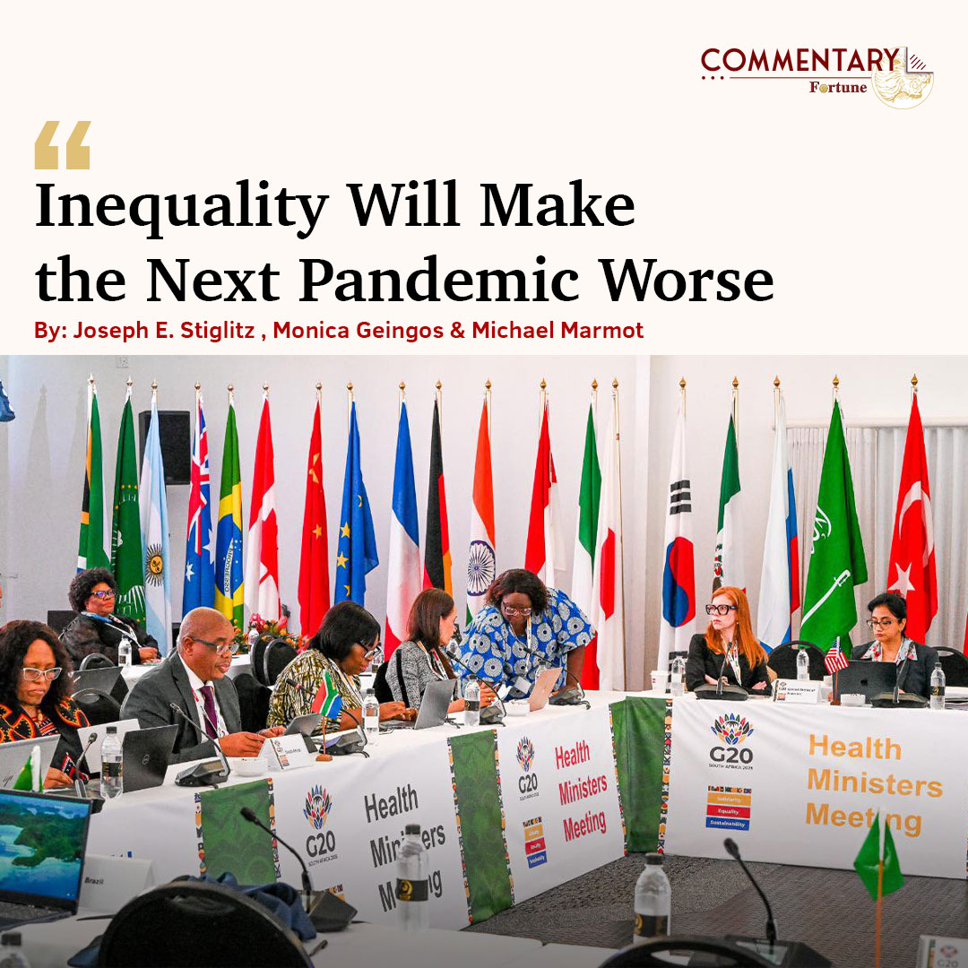 addis_fortune's tweet image. 𝗝𝗢𝗦𝗘𝗣𝗛 𝗘. 𝗦𝗧𝗜𝗚𝗟𝗜𝗧𝗭, 𝗠𝗢𝗡𝗜𝗖𝗔 𝗚𝗘𝗜𝗡𝗚𝗢𝗦 &amp;amp; 𝗠𝗜𝗖𝗛𝗔𝗘𝗟 𝗠𝗔𝗥𝗠𝗢𝗧: A new report from the Global Council on Inequality, AIDS, &amp;amp; Pandemics, released alongside the G20 health ministers’ meeting in Johannesburg.#Pandemic

Read more - shorturl.at/W4UQ2