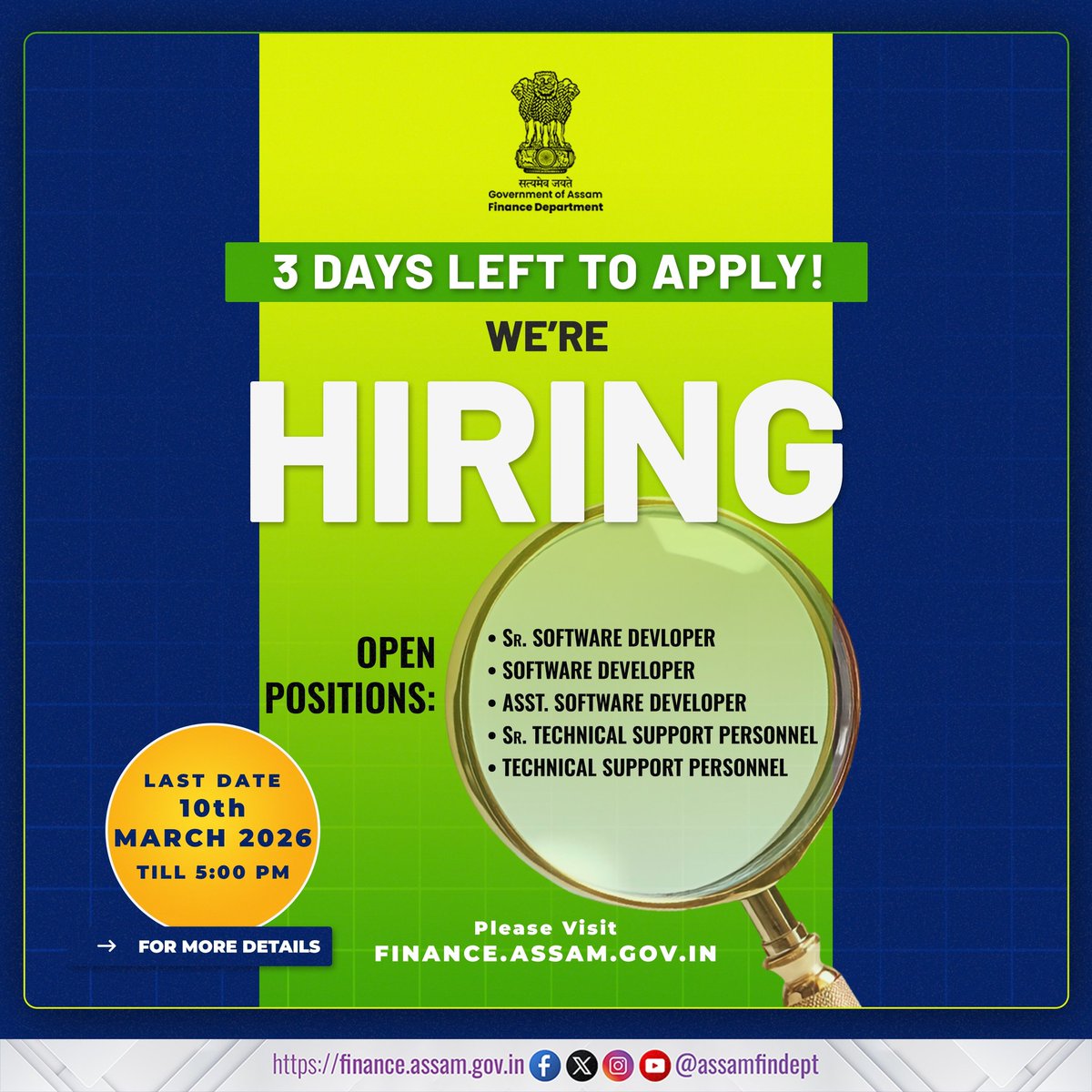 Finance Department, GoA tweet media