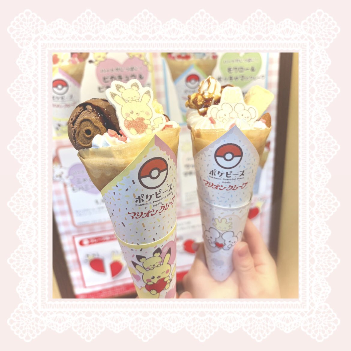 うすチュウちゃんお迎えしたりクレープ食べてきた😋🤍