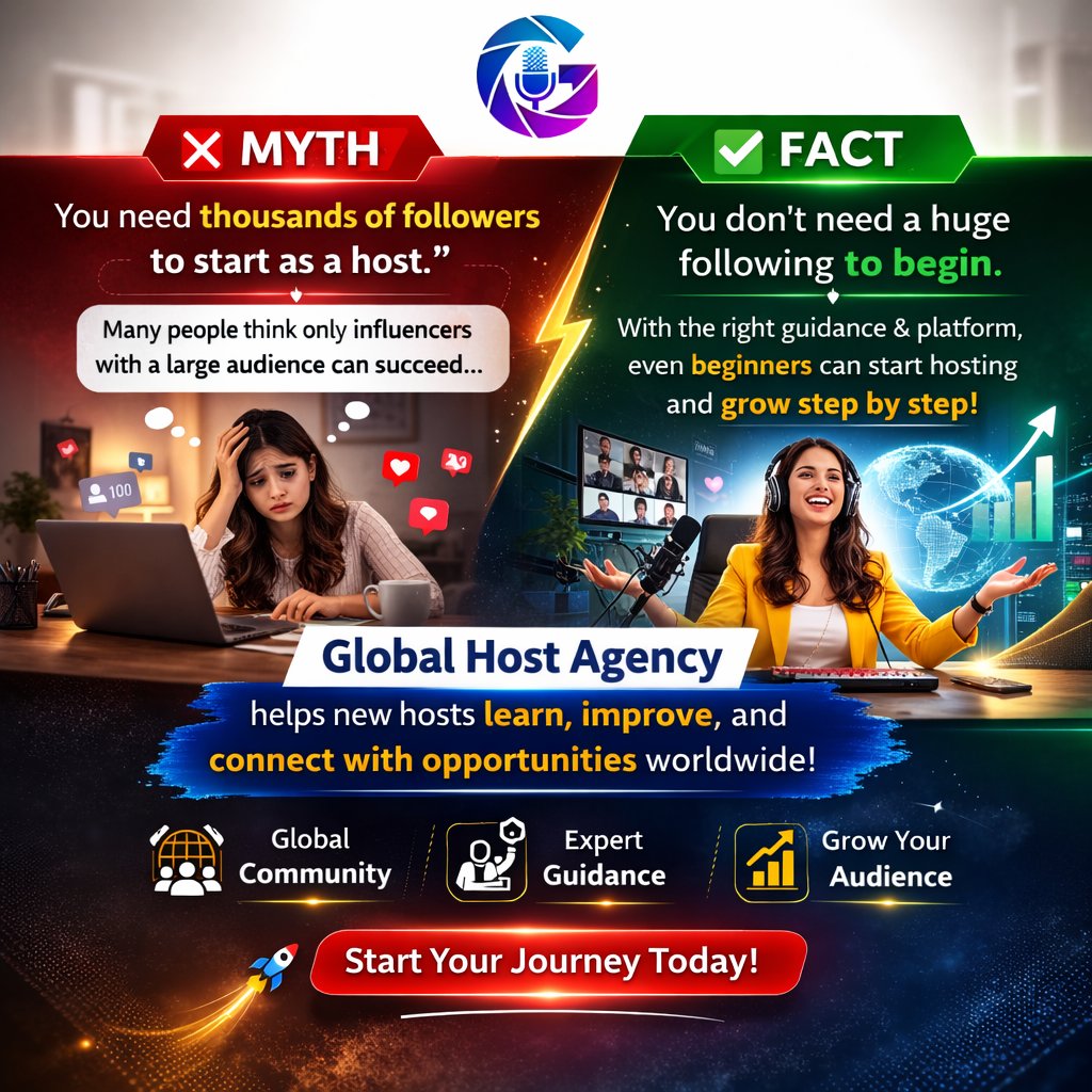 ChawlaDivy17486's tweet image. Myth: You need a huge audience to start.
Fact: Every successful host started from zero. 🚀
Build your journey with the right guidance.
#HostCommunity #CreatorGrowth #StreamingCareer #OnlineCreators