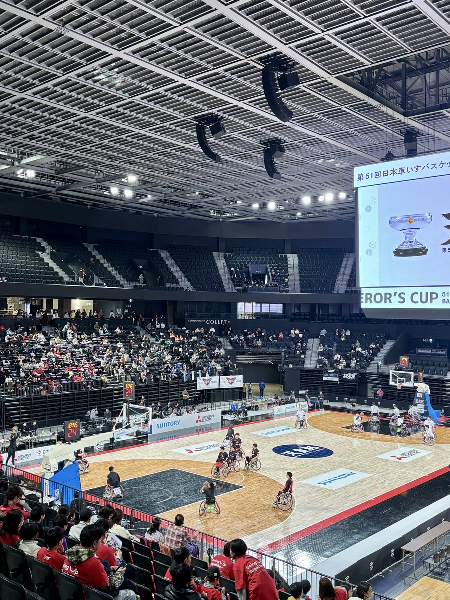 ／
TOYOTA ARENA TOKYOで開催
#車いすバスケットボール #天皇杯🏀
行ってきました🏃‍♀️💨
＼

各チームのブースや
Nintendo Switch 2『Drag x Drive』の
体験ブースなど盛りだくさんな大会♬
グッズも販売してました☺️

明日も開催しているそうです！
