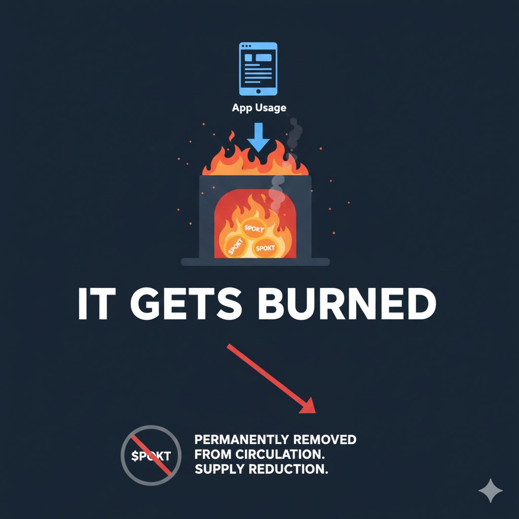 frenzoblings57's tweet photo. To use Pocket Network, apps and gateways pay in $POKT.
That payment doesn't go to a company.
It gets burned, permanently removed from circulation.
Less supply. Same demand. You know what that means. https://t.co/Ygrs5EPsen