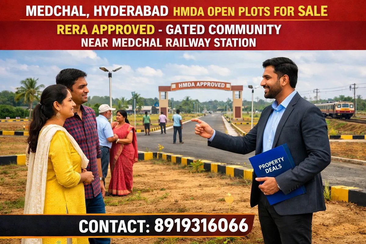LifeIsAsset's tweet photo. 🚀 Invest in the future of South Hyderabad!
Premium HMDA &amp; RERA approved open plots for sale in Shadnagar town. Located right on the Bangalore Highway (NH-44) &amp; inside the upcoming Regional Ring Road (RRR) zone. 📈✅ Clear Titles✅ Gated Community✅ High Appreciation
#shadnagar https://t.co/6N1CAyqqEi