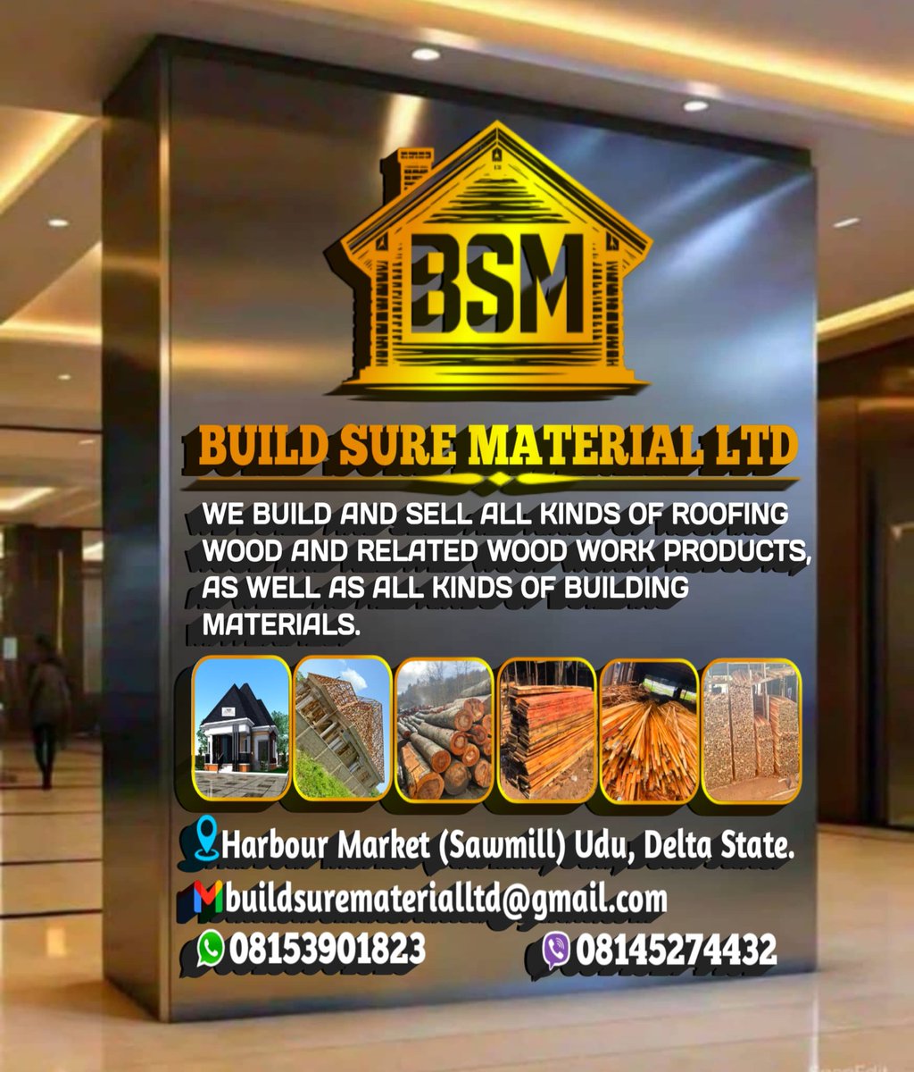 ComrConfidence's tweet photo. Good day everyone, it's a Money Making Moment (MMM), We specialize in quality, affordable buildings and the supply of roofing woods for all construction projects.  A brand everyone can rely on 💯 %. Contact us via the affixed contact details https://t.co/3KnGpCbboV