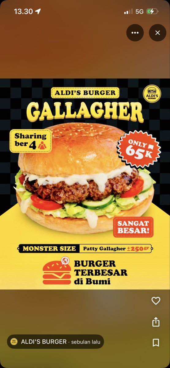 alditaher_indo's tweet photo. Aldis burger cempaka putih https://t.co/nIcAA35TPv