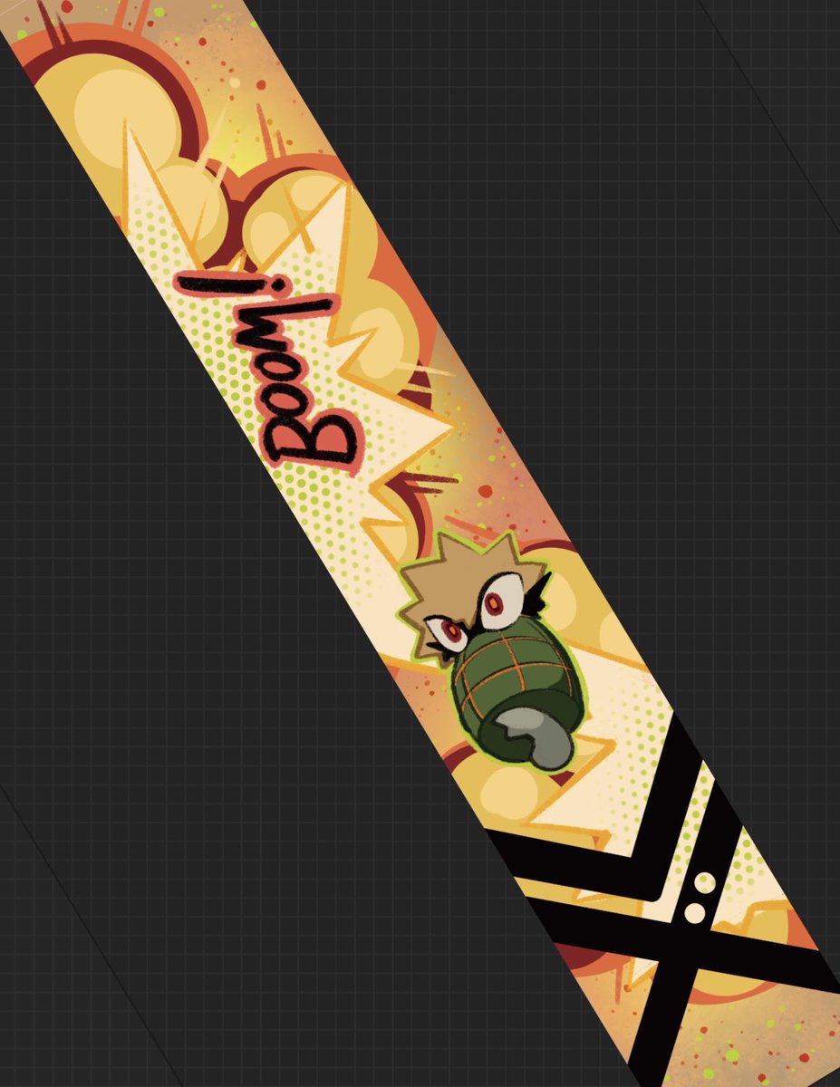 Inkalight's tweet photo. Lanyard keychain design for the lil bomb gremlin, Iโll be taking to cons, might make a few more changes but I love him sm #dynamy https://t.co/Rx8Ubn9cHS