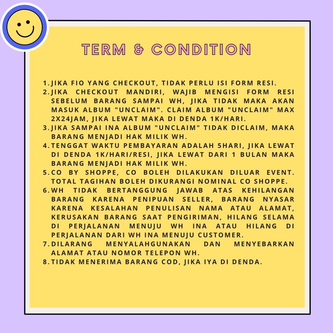 WAREHOUSE CHINA VIOLET⁉️

• free fee join
• free foto arrived berjejer
• pengiriman rutin 4box perbulan
• rate 235-285/gr
• bisa co banyak web china

❣️FREE CO KIRIM KE WH VIOLET KHUSUS BULAN MARET

t. tf alipay co xianyu wh ch china