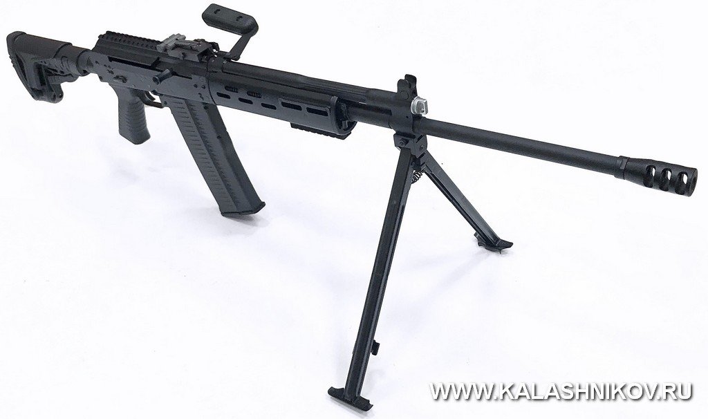 officer_bell's tweet photo. VPO-177
Molot-Oruzhie 7.62x51 MG for civvies
RPK inside, AR outside.
Semi-free-floating barrel, modified trigger group, dust cover is made using Wire EDM, 3D printed forend, ambidextrous safety selector
It was aimed at Western buyers
Looks cool but it's very rare
- Kalashnikov_ru https://t.co/zBxbYo20P2