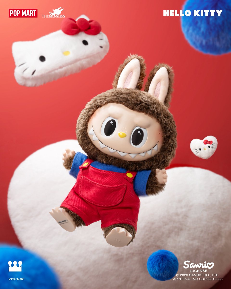 Cuteness overload🎀

LABUBU appears in a Hello Kitty–inspired outfit, Soft, sweet, and made to brighten your day💖！

𝐓𝐇𝐄 𝐌𝐎𝐍𝐒𝐓𝐄𝐑𝐒 × 𝐇𝐄𝐋𝐋𝐎 𝐊𝐈𝐓𝐓𝐘-𝐕𝐢𝐧𝐲𝐥 𝐏𝐥𝐮𝐬𝐡 𝐃𝐨𝐥𝐥
𝐑𝐞𝐥𝐞𝐚𝐬𝐞 𝐃𝐚𝐭𝐞:
𝐆𝐫𝐞𝐚𝐭𝐞𝐫 𝐂𝐡𝐢𝐧𝐚: 𝐌𝐚𝐫.𝟏𝟐𝐭𝐡.𝟐𝟎𝟐𝟔