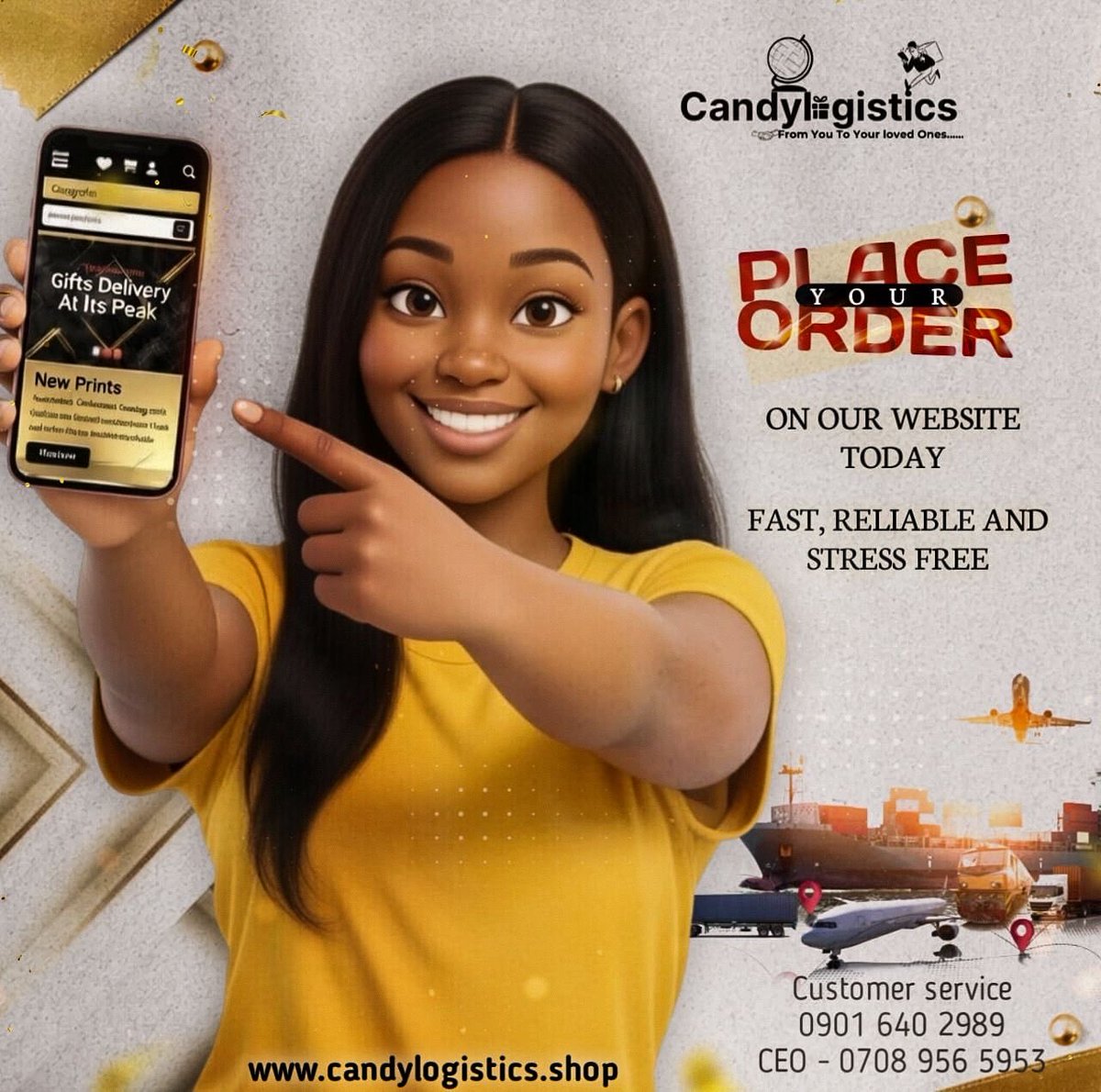 _Candylogistics's tweet photo. Happy weekend! Extend love abroad today.
Place your orders via our website link on the profile. 🎁 #candylogistics #SmallBusiness #gift https://t.co/XsX2XuadVh