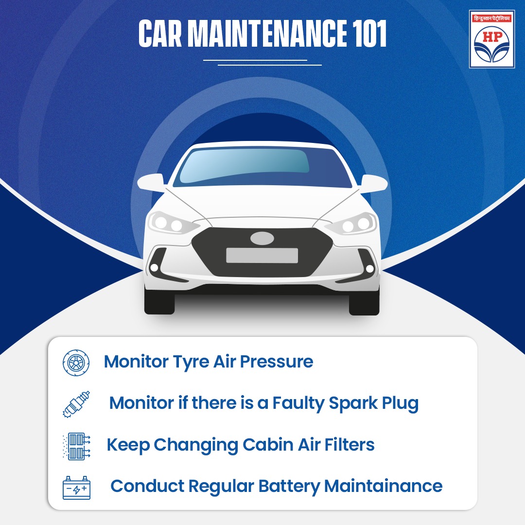 HPCL_Mumbai's tweet image. "Your car deserves the best love and care for its optimum performance &amp;amp; prolonged durability for your safe and joyful drive." 

Make a note of these car maintenance tips to ensure the best for your cars.
#CarMaintenance #HPCL