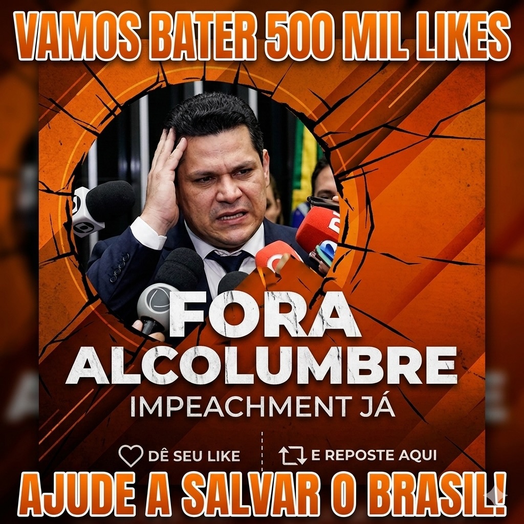🇧🇷🙋/ ALCOLUMBRE TÁ TRAVANDO OS TRABALHOS DE INVESTIGAÇÃO DO CONGRESSO, SOBRE O BANCO MASTER E INSS.
"FORA"!