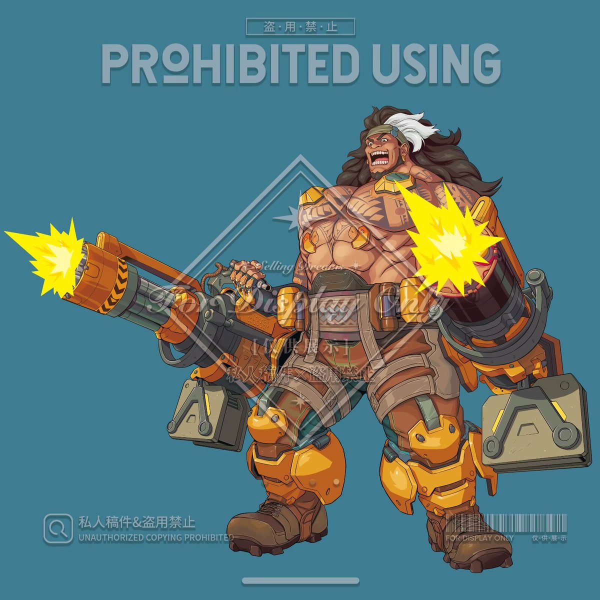 cjn853's tweet photo. #Overwatch #Overwatch2 #拉玛刹 #Ramattra #毛加 #Mauga #摩西 #Mercy 去年年底到最近画的几张私稿 https://t.co/368gWG1mAC