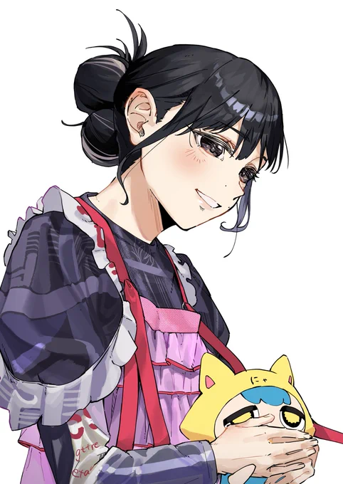 こちらの岬なこさん宛てフラスタのイラストを担当しました! 素敵なフラワースタンドに仕上がっているので、会場に足を運ばれる方は是非見ていってください!