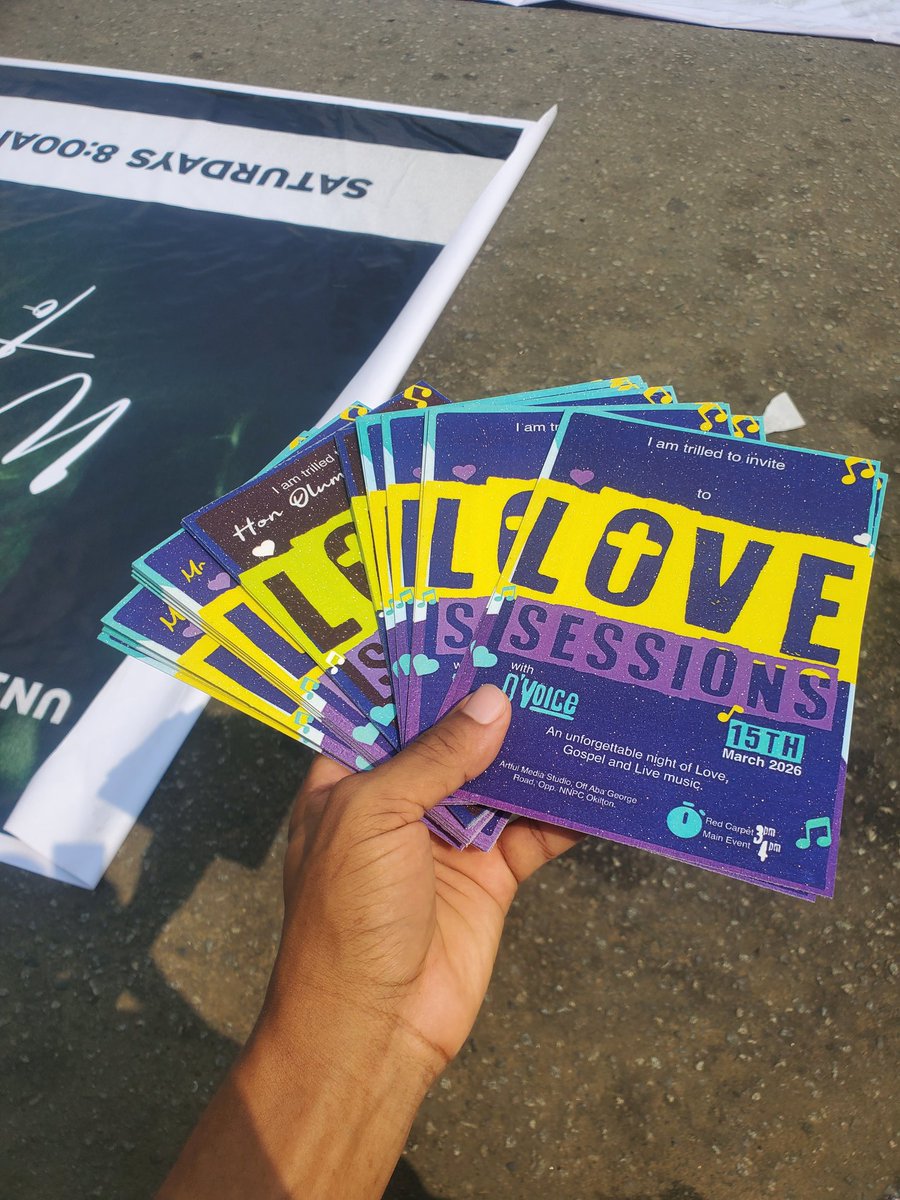 ChukwuDavid158's tweet image. I had this printed for a client yesterday... so I decided to share it here....

I'm not just a regular designer, I also have knowledge in print media designs...and that is a skill most companies are looking out for when hiring.
#graphicsdesigners #designers