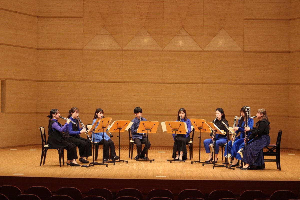 clarinet_kengei's tweet photo. Forestone!vol.5 終演いたしました💐
今年は過去最多となるお客様をお迎えすることができました。
今回の公演に携わってくださったすべての方々に、心より御礼申し上げます。
来年度、2027年3月に《Forestone!vol.6》を開催予定です✨️
今後とも愛知県芸クラリネット専攻をよろしくお願いいたします‼️ https://t.co/1DHnLevZYH