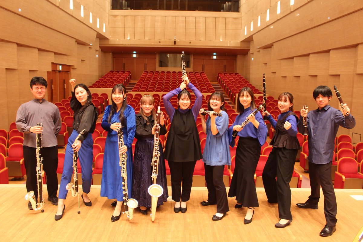clarinet_kengei's tweet photo. Forestone!vol.5 終演いたしました💐
今年は過去最多となるお客様をお迎えすることができました。
今回の公演に携わってくださったすべての方々に、心より御礼申し上げます。
来年度、2027年3月に《Forestone!vol.6》を開催予定です✨️
今後とも愛知県芸クラリネット専攻をよろしくお願いいたします‼️ https://t.co/1DHnLevZYH
