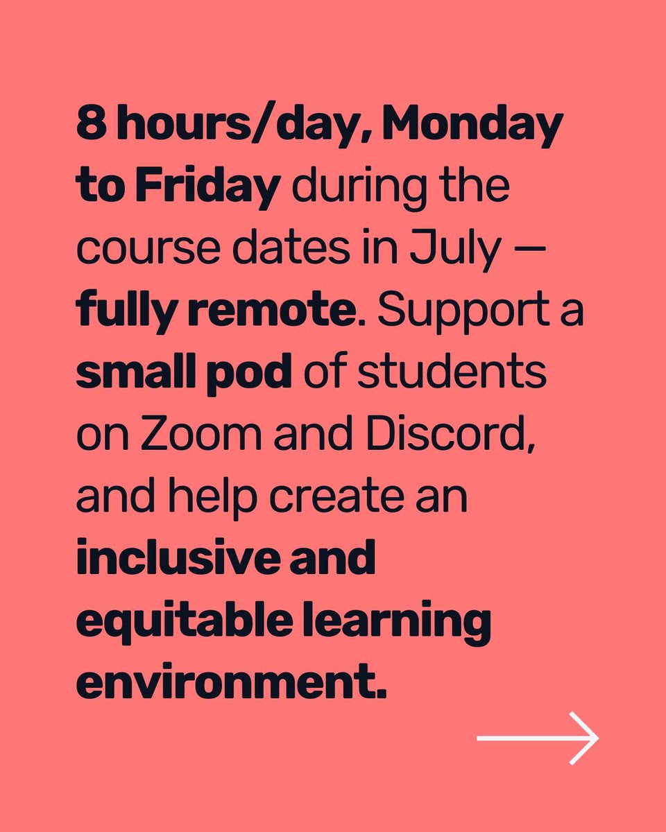 neuromatch's tweet image. 💼 Paid Opportunity: Join Neuromatch Academy and Climatematch Academy as a #virtual #TeachingAssistant this July. 8hrs/day, Monday to Friday during the course dates.

➡️ Learn more here: buff.ly/TMy0xF1 
➡️ Apply before 15 March buff.ly/DzszKRe