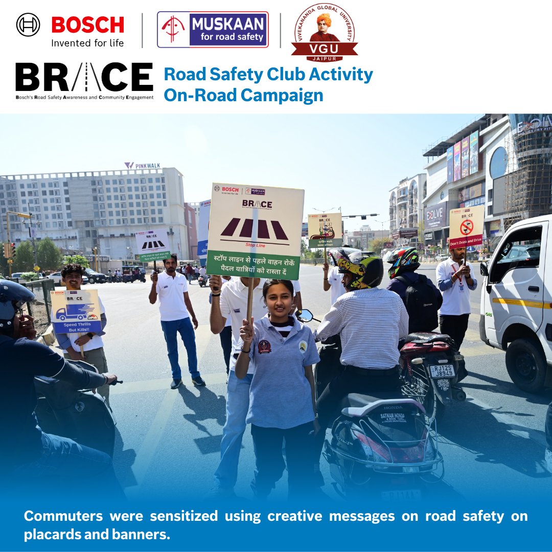 MUSKAAN: foundation for road safety tweet media