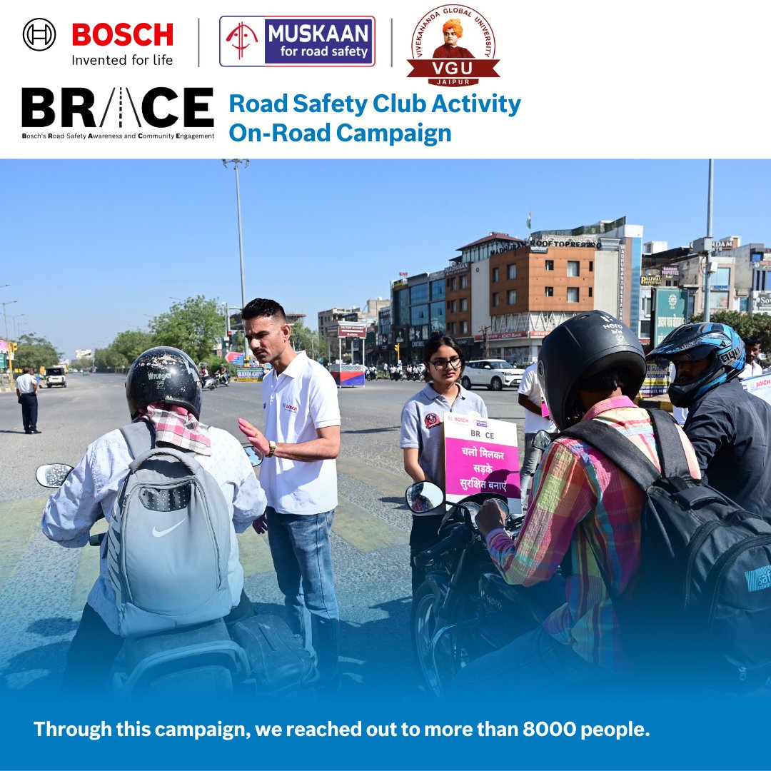 MUSKAAN: foundation for road safety tweet media