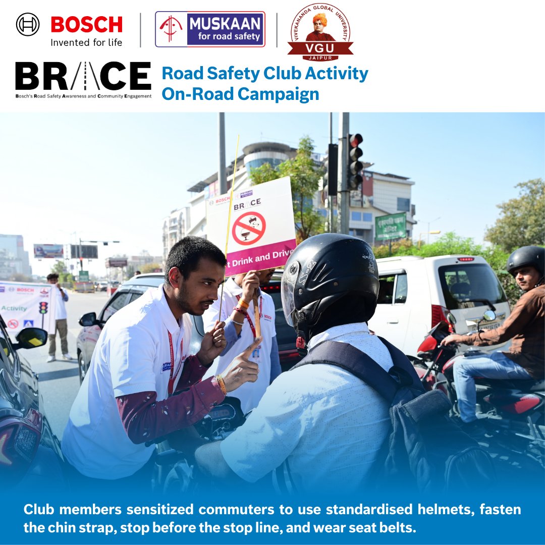 MUSKAAN: foundation for road safety tweet media