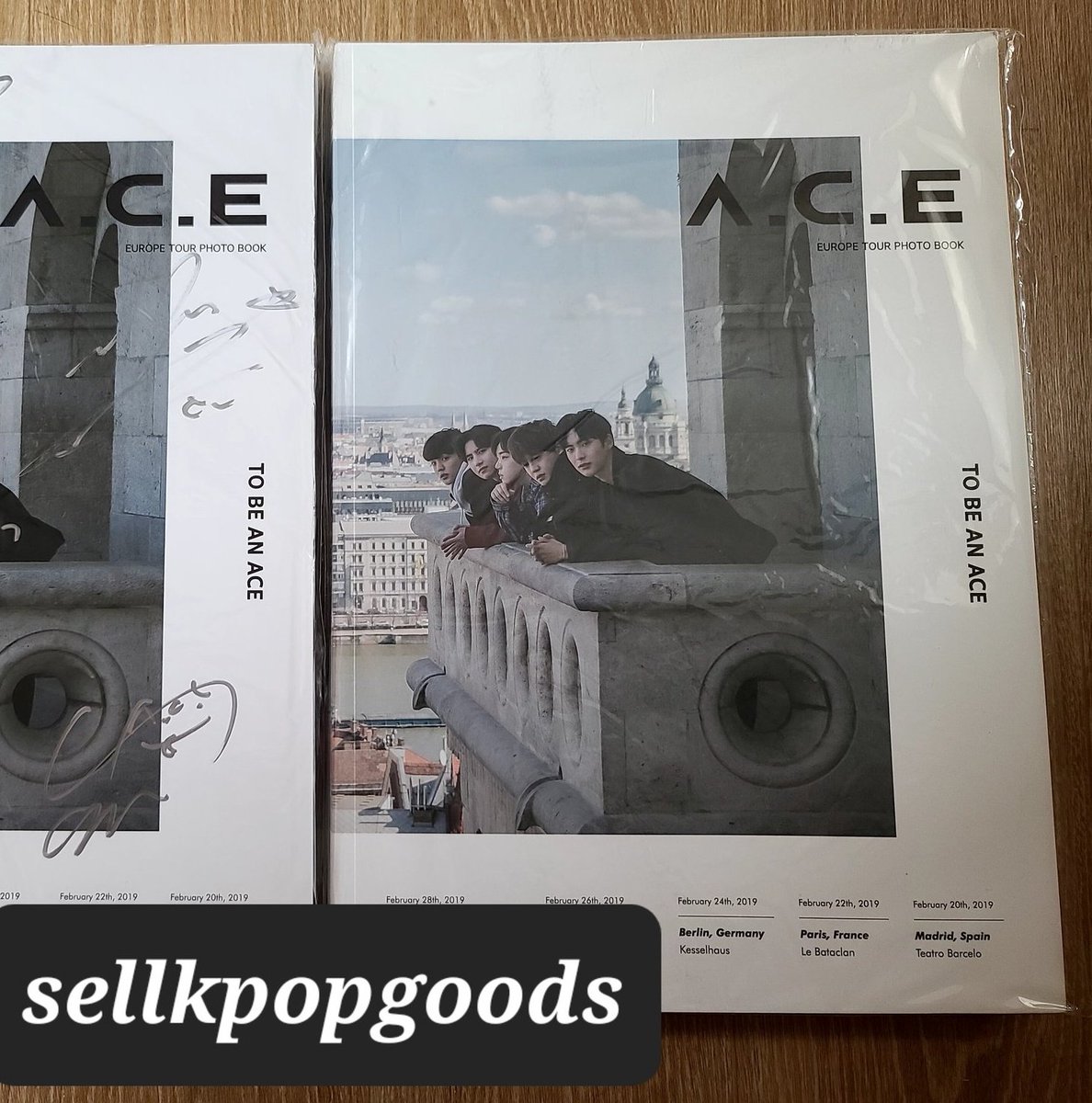 sellkpopgoods's tweet photo. [SELLING]

A.C.E official goods

CN pcs 18€ each 
CN keyring 22€

EU&amp;USA photobooks:
- Signed 100€
- Not signed 62€

#에이스 #jun #byeongkwan #wow #donghun #동훈 #병관 #acephotocard https://t.co/644gPZBfsK
