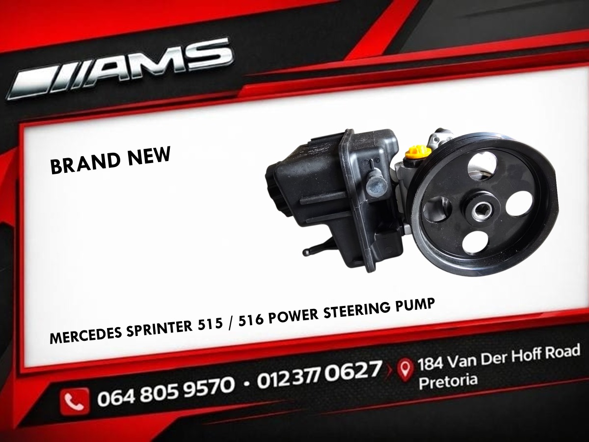 all_spares9759's tweet image. New Mercedes Sprinter 515 / 516 Power Steering Pump for Sale
Brand new power steering pump for Mercedes-Benz Sprinter 515/516.
Parts subject to availability.
📞 Call / WhatsApp: 064 805 9570
 🌐allmercspares.co.za
#MercedesSprinter #PowerSteeringPump #MercedesParts