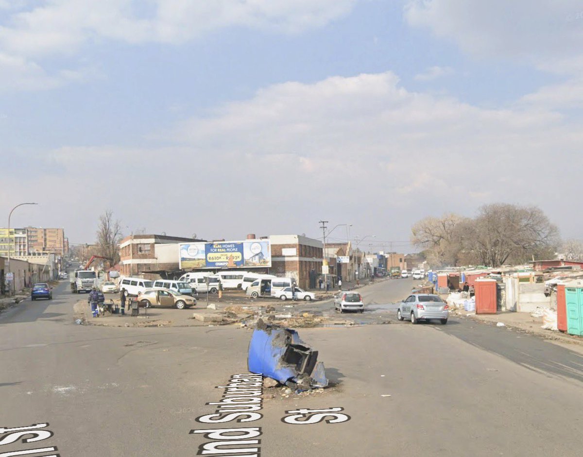City and Suburb Street. Johannesburg. South Africa. 

2013 vs 2025.