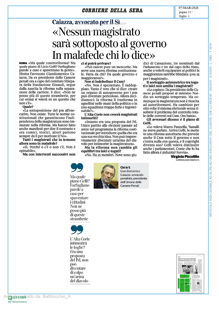 Gian Domenico Caiazza tweet media