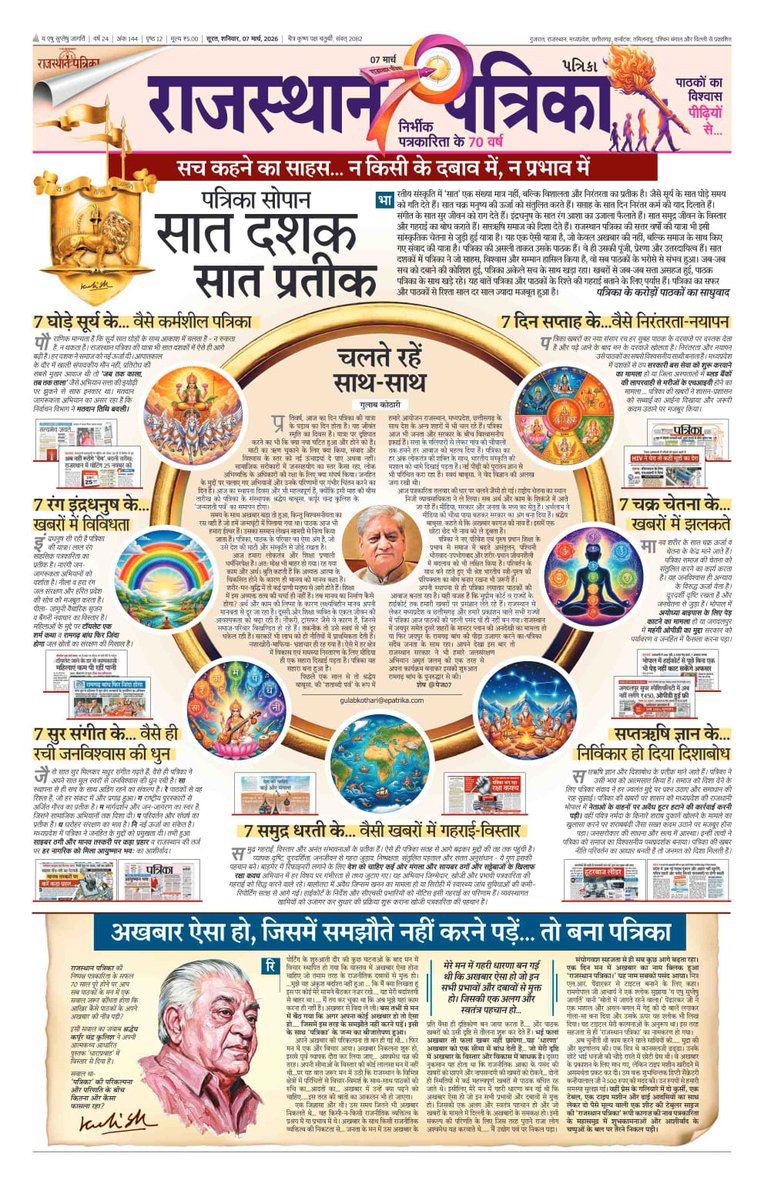 kikudear's tweet photo. राजस्थान पत्रिका के 71वें स्थापना दिवस पर पत्रिका टीम और पाठकों को खूब खूब बधाई। पाठकों का विश्वाश और चाहकों का प्रेम है।

पढ़ें राजस्थान पत्रिका : https://t.co/PeVv8XJhnb
डाउनलोड करें : https://t.co/BF2D4kV7UD

#PatrikaFoundationDay #RajasthanPatrikaFoundationDay  #PatrikaGroup https://t.co/aYgV3jXelU