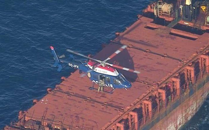 markito0171's tweet image. 🇸🇪 boarded "Caffa" vessel belonging to 🇷🇺 #ShadowFleet near Trelleborg
#BalticSea