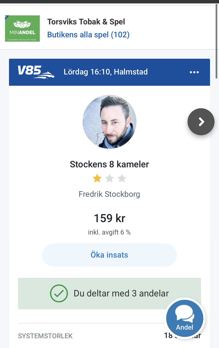 fresto's tweet image. V85 från ett vårigt Halmstad! Svårlöst omgång där jag spår hög utdelning trots några stora favoriter. Har en V85 och en Top7 öppen, exklusiva. Häng gärna på! 🫶 

atg.se/butik/torsviks…

atg.se/butik/torsviks…

#V85 #Top7 @MinAndel