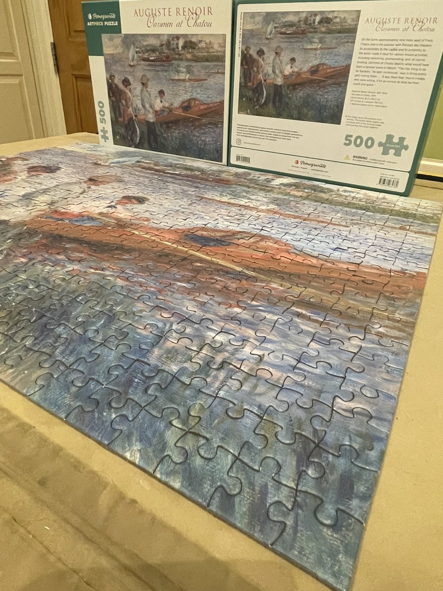 KIbooksandmusic's tweet photo. And another jigsaw checked courtesy of a very early rise. Someone please prod me if you find me asleep behind the desk today #ilovejigsaws #booksandpuzzles #kelhamisland #sleepisoverrated https://t.co/iN4Z9RFnbD