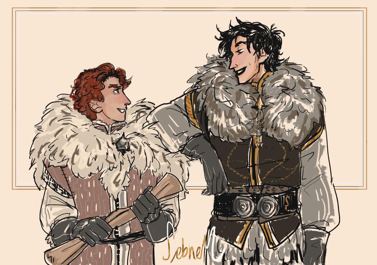 sami_abdt's tweet photo. “And Robb. Robb who had been more a brother to Theon than any son born of Balon Greyjoy's loins. Murdered at the Red Wedding, butchered by the Freys. I should have been with him. Where was I? I should have died with him.”

Art by @shebsart 🎨