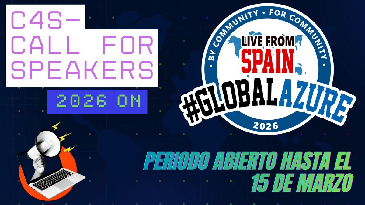 Global Azure Spain tweet media