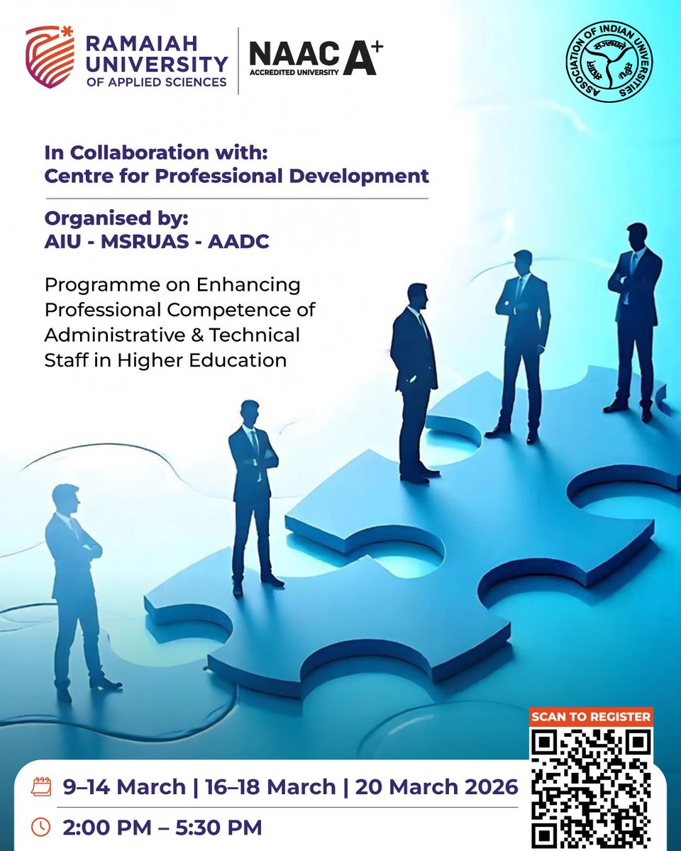 Ramaiah University of Applied Sciences tweet media