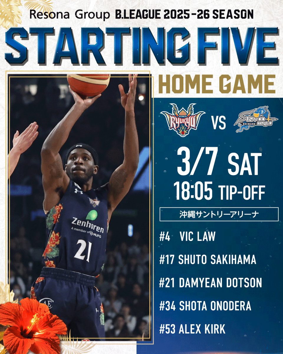 琉球ゴールデンキングス公式 (@RyukyuKings) / Posts / X