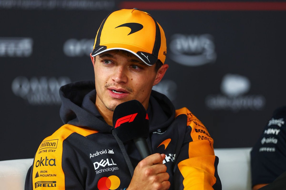 FormulaTurkiye's tweet photo. 🗣️ Lando Norris: "Formula 1 tarihinin en iyi ve sürmesi en keyifli arabalarından, muhtemelen en kötü arabalarına geçtik." https://t.co/iSEFOHolXp