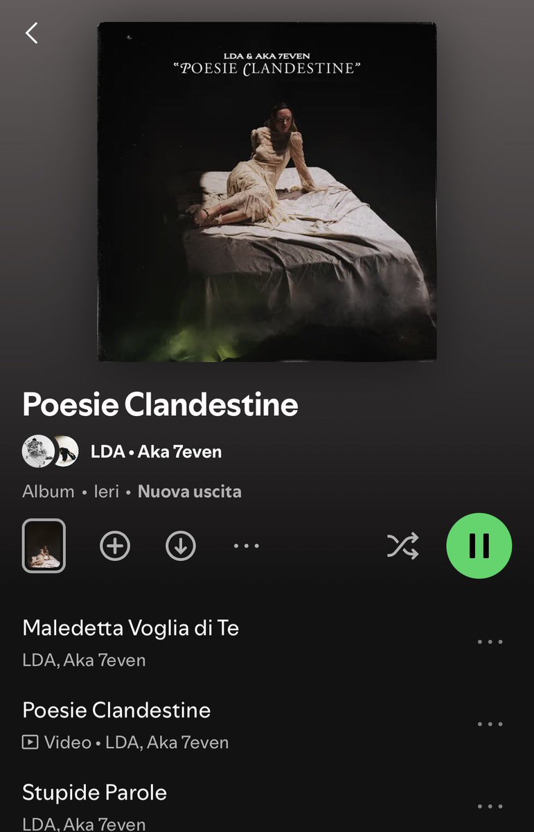 Finalmente un bel DISCO pop.
Ben scritto, ben cantato, arrangiato alla grande.
Bravi ragazzi #poesieclandestine