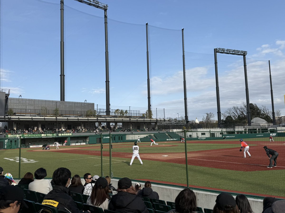 Ryo1_info's tweet photo. ジャイアンツタウンスタジアム行きました！近くで選手見れて大満足！

#巨人 #ジャイアンツタウンスタジアム  #ジャイアンツ　#ファーム　#オイシックス　#教育リーグ https://t.co/RJkLPkCRyH