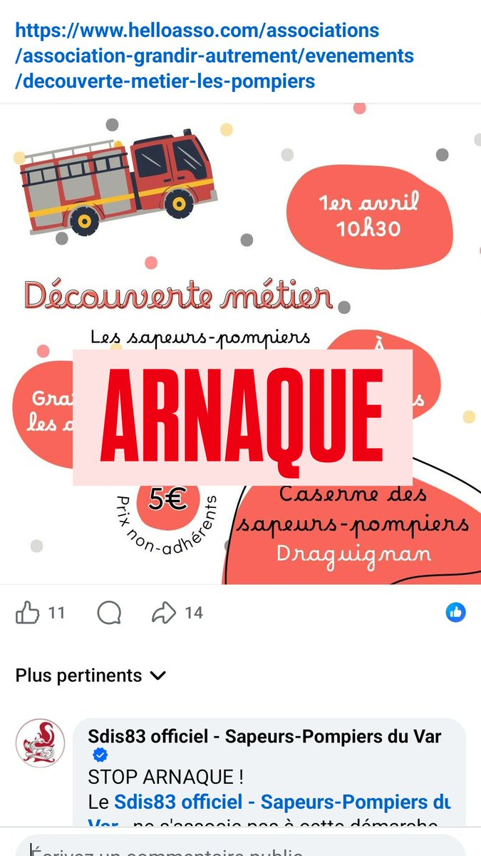 Sapeurs-Pompiers VAR tweet media