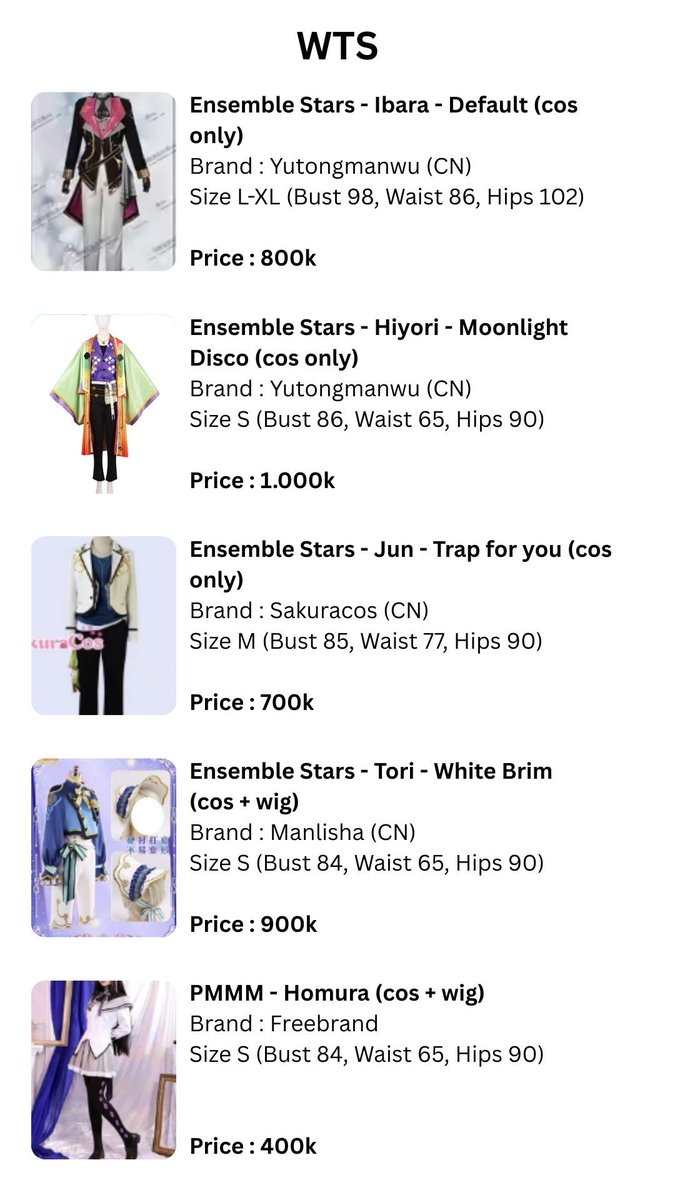 pikkocola's tweet photo. WTS Cosplay (Ensemble stars and madoka magica)

Nego ok, oren ok, direct trf priority, DM FOR DETAILS! https://t.co/ss50tqU8Fl