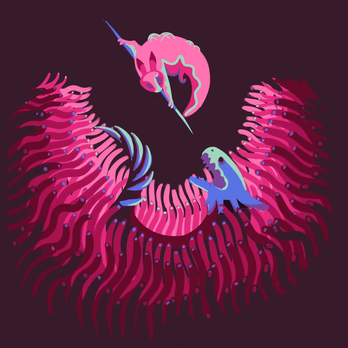 #RWArtMonth #Rainworld #Slugcat #rainworldart 

Day 6 - worm grass