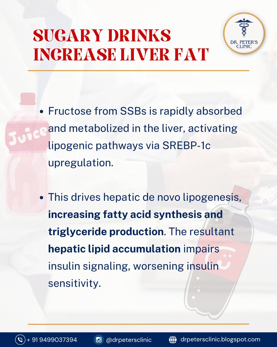 drjohnpeter27's tweet photo. Sugar-sweetened beverages (SSBs) are drinks sweetened with caloric sugars, most commonly sucrose or high-fructose corn syrup. SSBs encompass soda, sweet tea, fruit drinks (excluding 100% juice), sports and energy drinks, sweetened coffee drinks, and flavored waters.
#fattyliver https://t.co/ZG6AFRfgl1