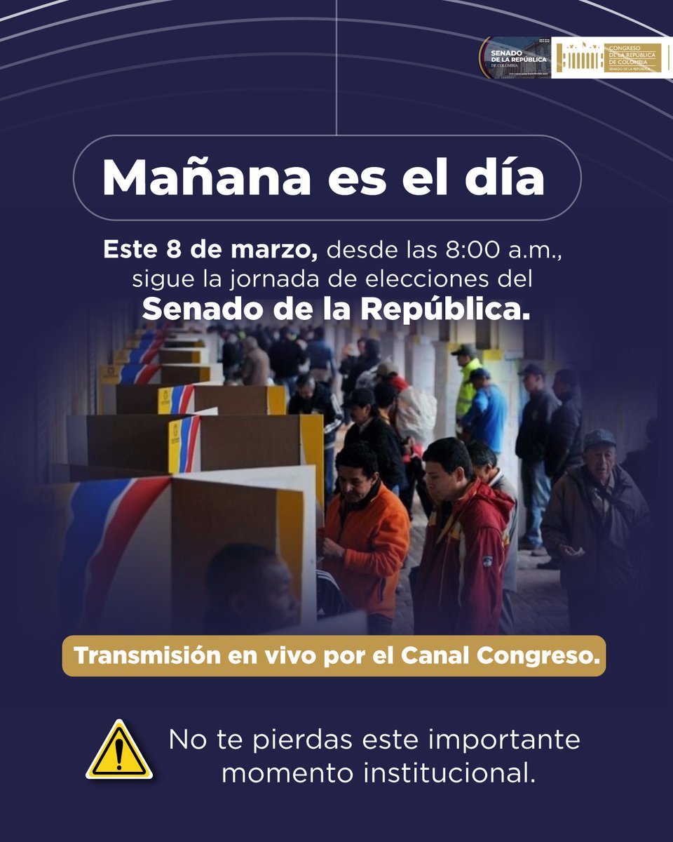 Senado de la República 🇨🇴 tweet media