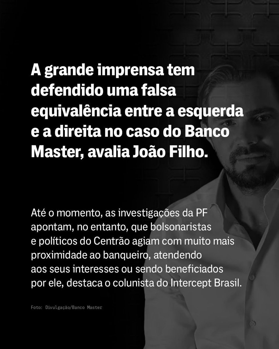 As investigações da Polícia Federal mostram uma rede de políticos da extrema direita e do Centrão com uma relação muito próxima do banqueiro do Master, o que inclui desde a elaboração de um projeto de lei capaz de beneficiar a instituição até doações de campanha em 2022. 

Leia